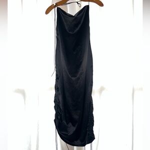 Elegant Black Strapless Dress